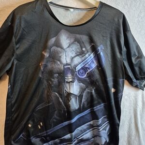 Garrus MASS EFFECT Allover Graphic Tee Shirt XL Polyester